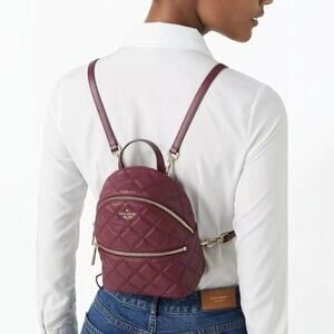 Kate Spade New York Natalia Mini Convertible Backpack in Cherrywood